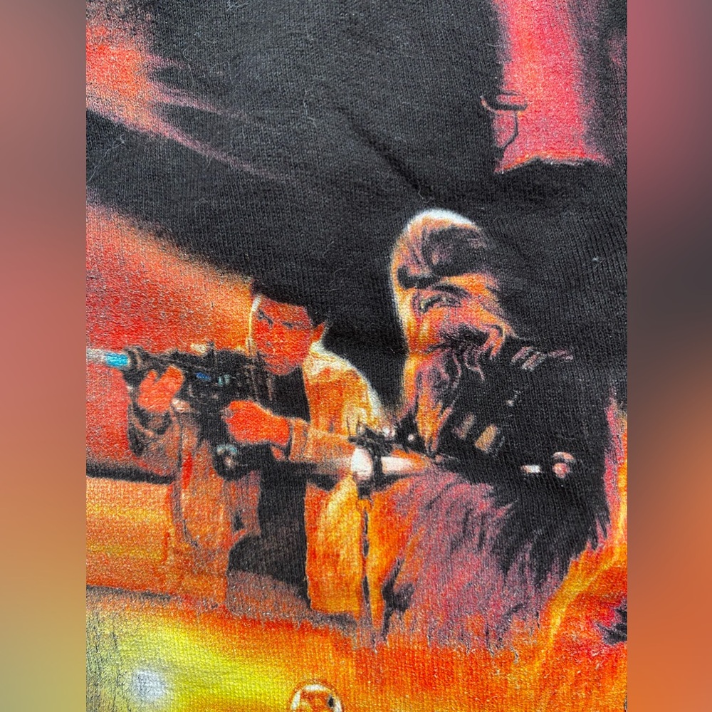 Men's‎ Tultex Star Wars Graphic T-Shirt Large/L D - Picture 4 of 8